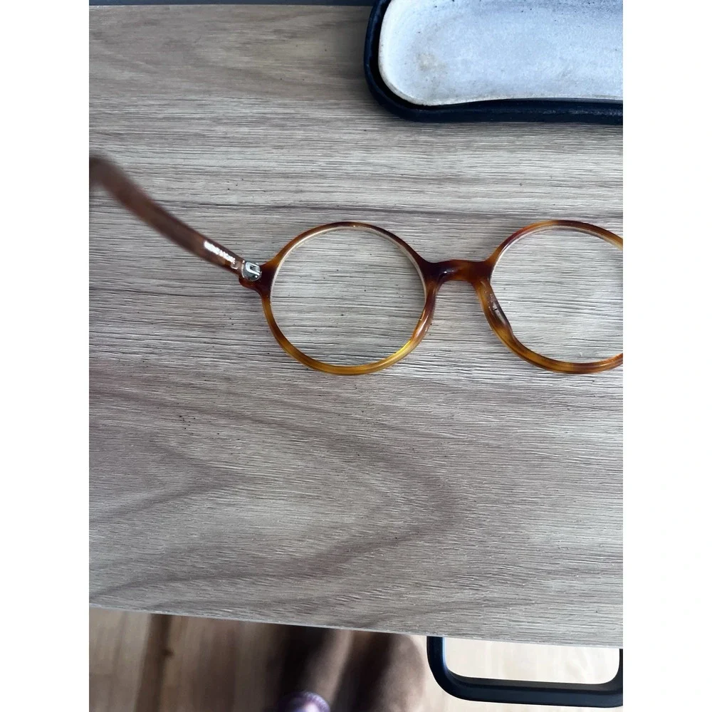 Anglo American England Optical Honey Tortoise Frames Only *need Repair